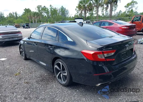 2018 Honda Accord Sport из США, поврежденный, VIN 1HGCV1F3XJA172345